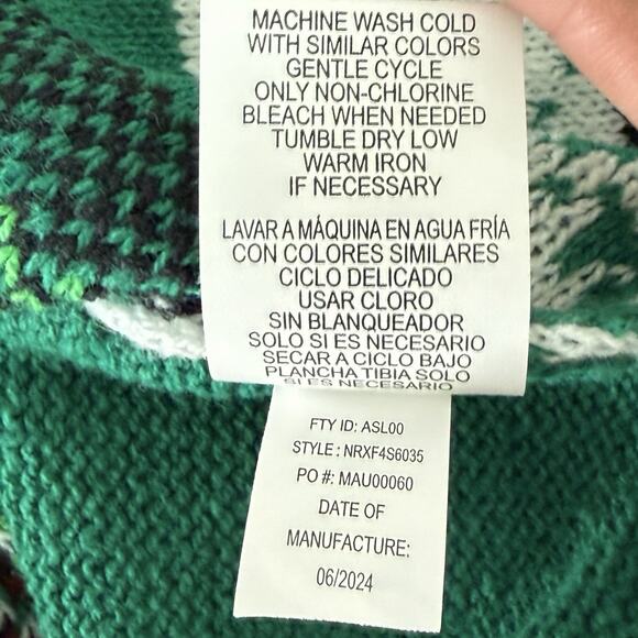 Ugly Sweater Nordstrom Mens Large Christmas Santa Dinosaur Festive Holiday - Picture 9 of 10